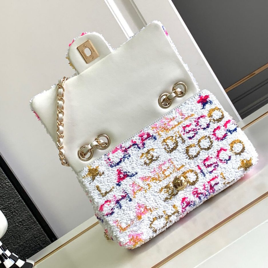 Ch*el small flap bag