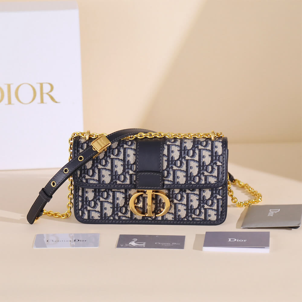 D*or 30 montaigne east-west bag with chain