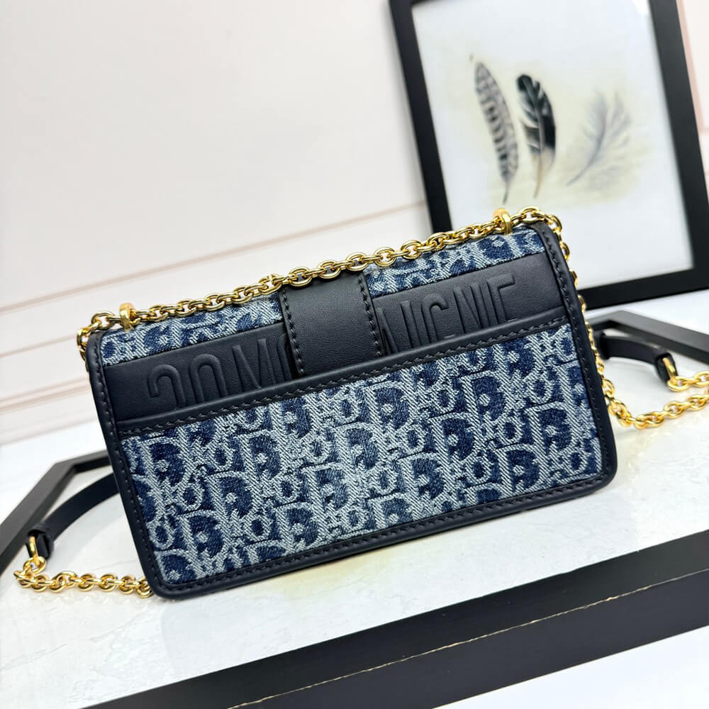 D*or 30 montaigne east-west bag with chain