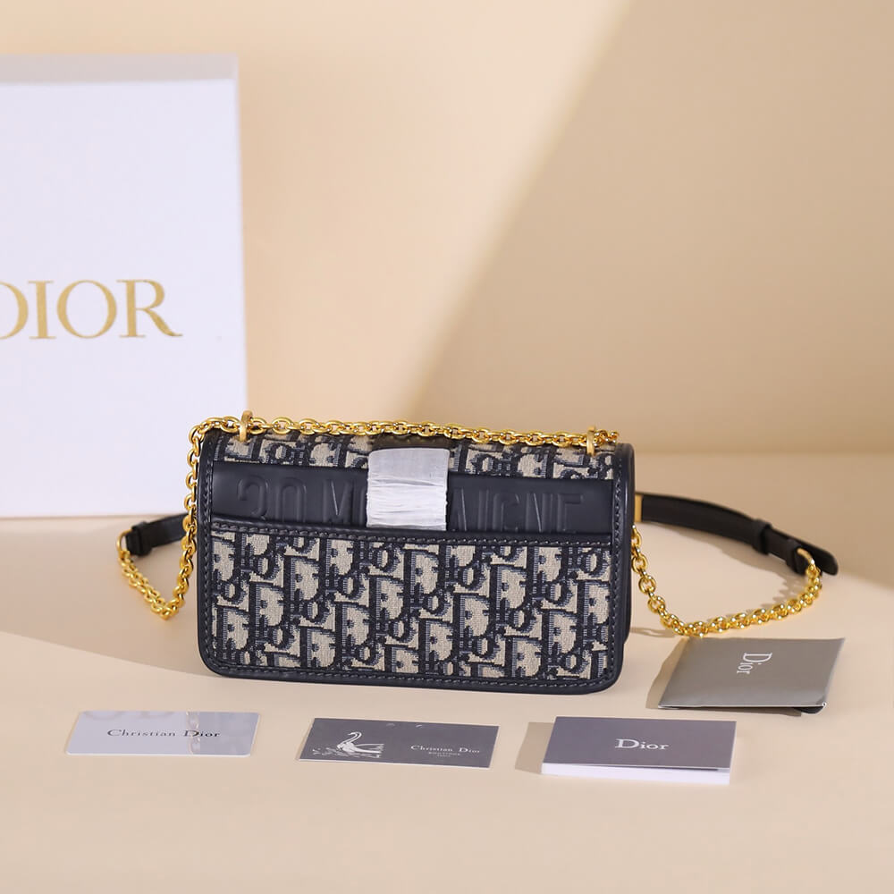 D*or 30 montaigne east-west bag with chain