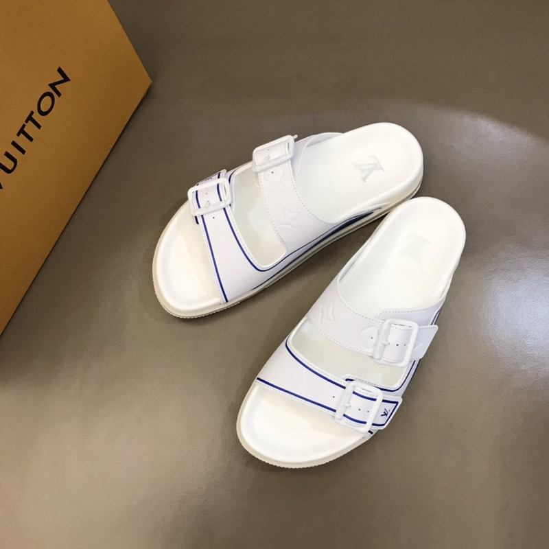 l**is V*t*n trainer mule white & blue