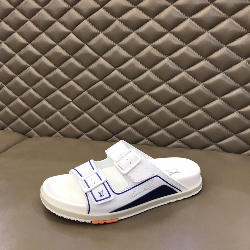 l**is V*t*n trainer mule white & blue