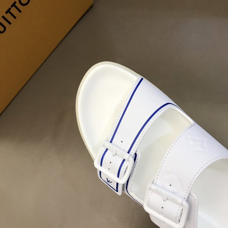 l**is V*t*n trainer mule white & blue