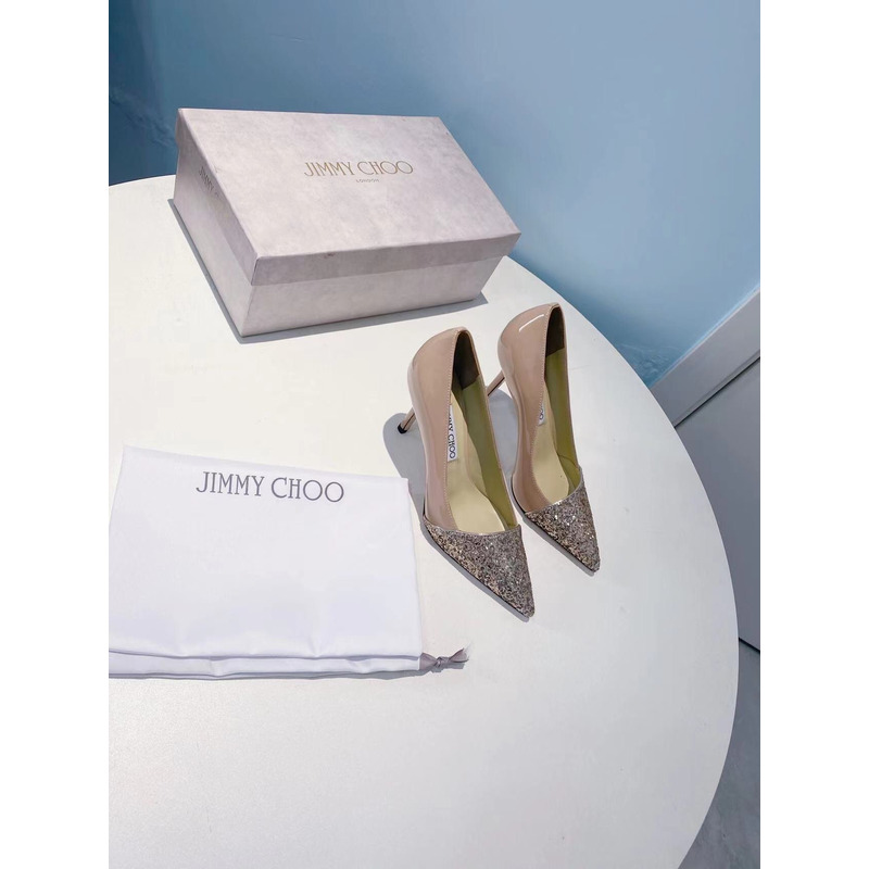 Jimmy Choo Fine Glitter Pumps