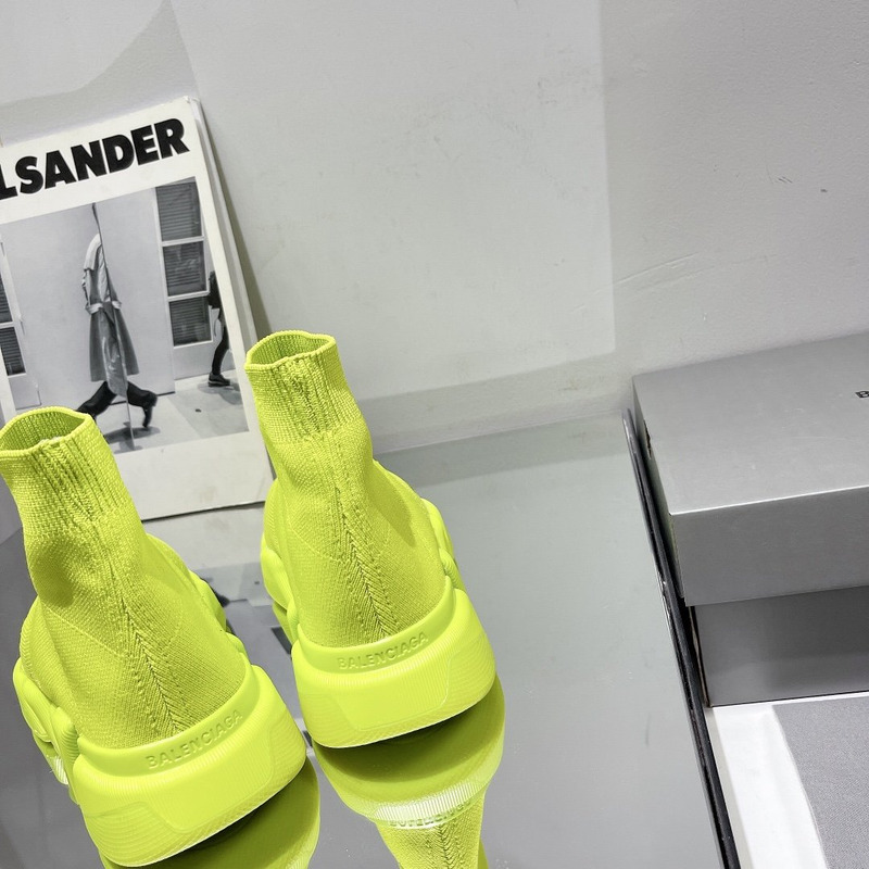 Ba*len*cia*ga speed 2.0 knit sneaker neon yellow