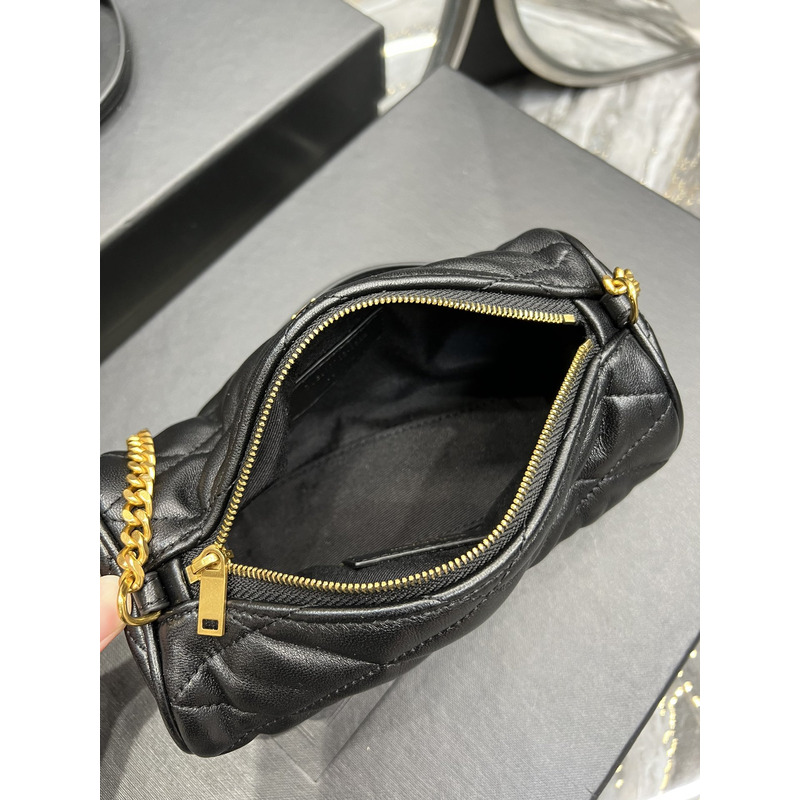 Saint Laurent Sade Laurent Mini Tube Bag Black