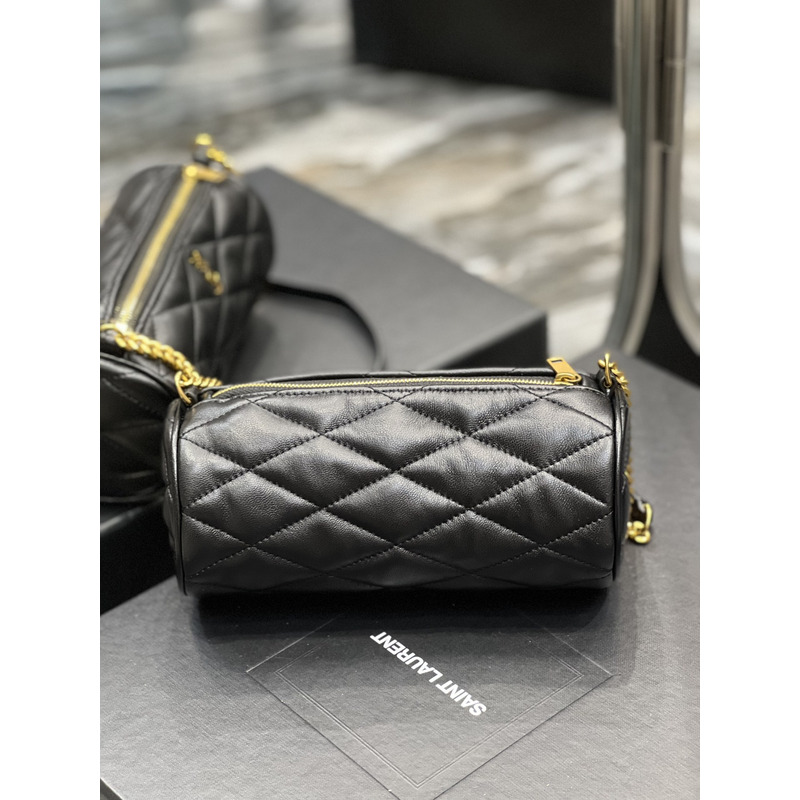 Saint Laurent Sade Laurent Mini Tube Bag Black
