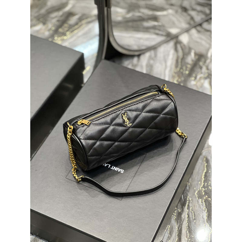 Saint Laurent Sade Laurent Mini Tube Bag Black