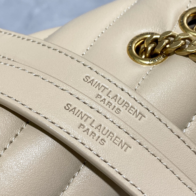 Saint Laurent Toy LouLou Shoulder Bag in Yellow
