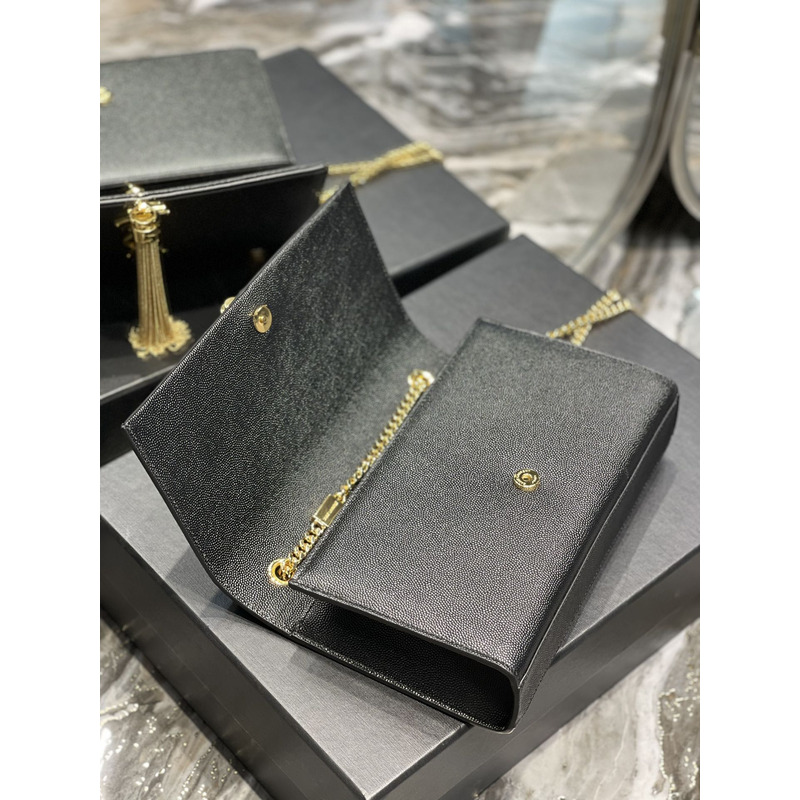 Saint Laurent Kate Shoulder Bag Black