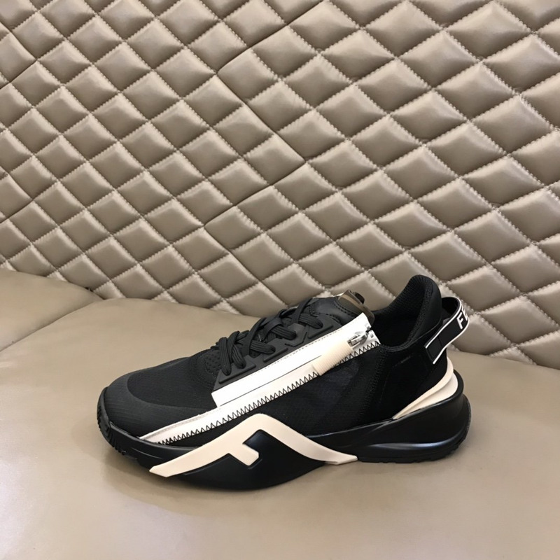F**di nylon low-top sneakers black