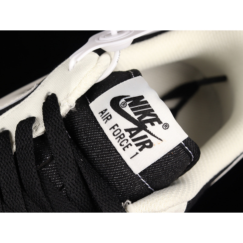 Nike Air Force 1 Canvas Sneakers Black