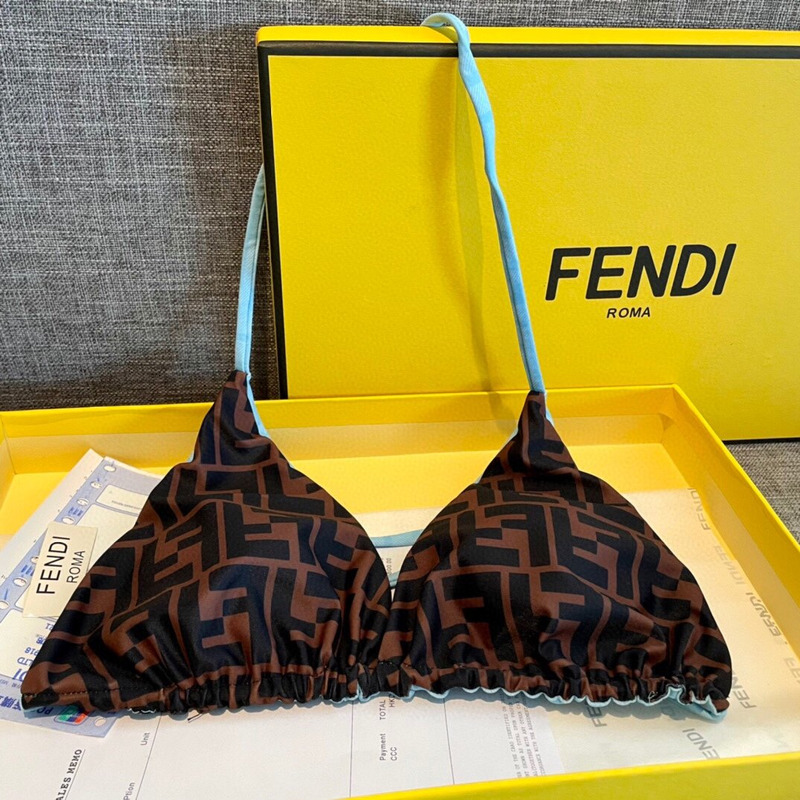 F**di lycra bikini blue