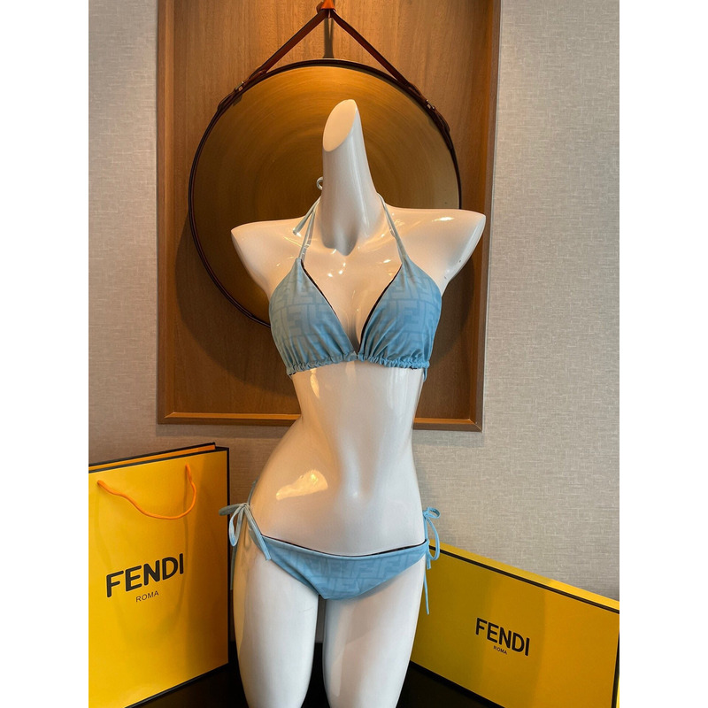 F**di lycra bikini blue