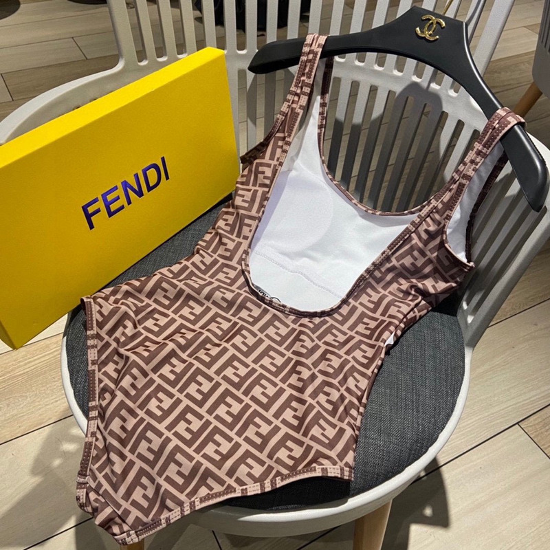 F**di colorblock swimsuit