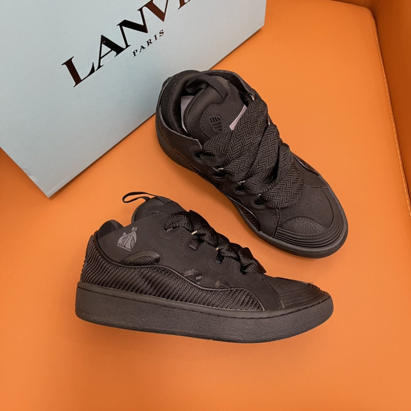 LANVIN Curb Sneaker Black
