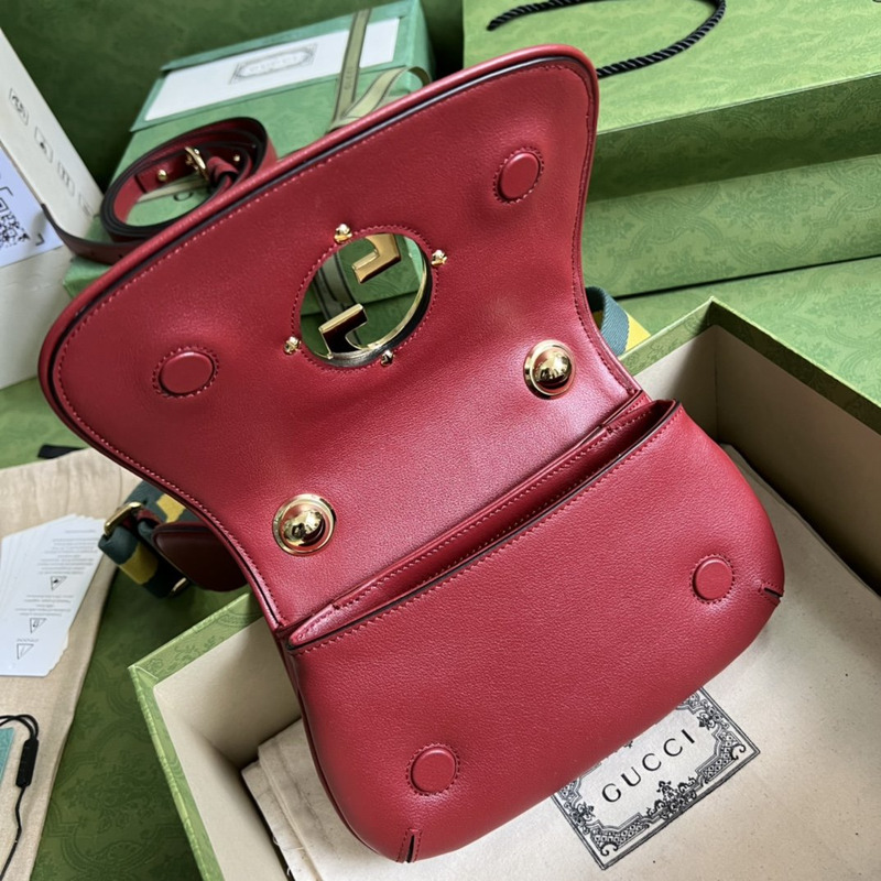 G*u*i blondie mini bag red leather