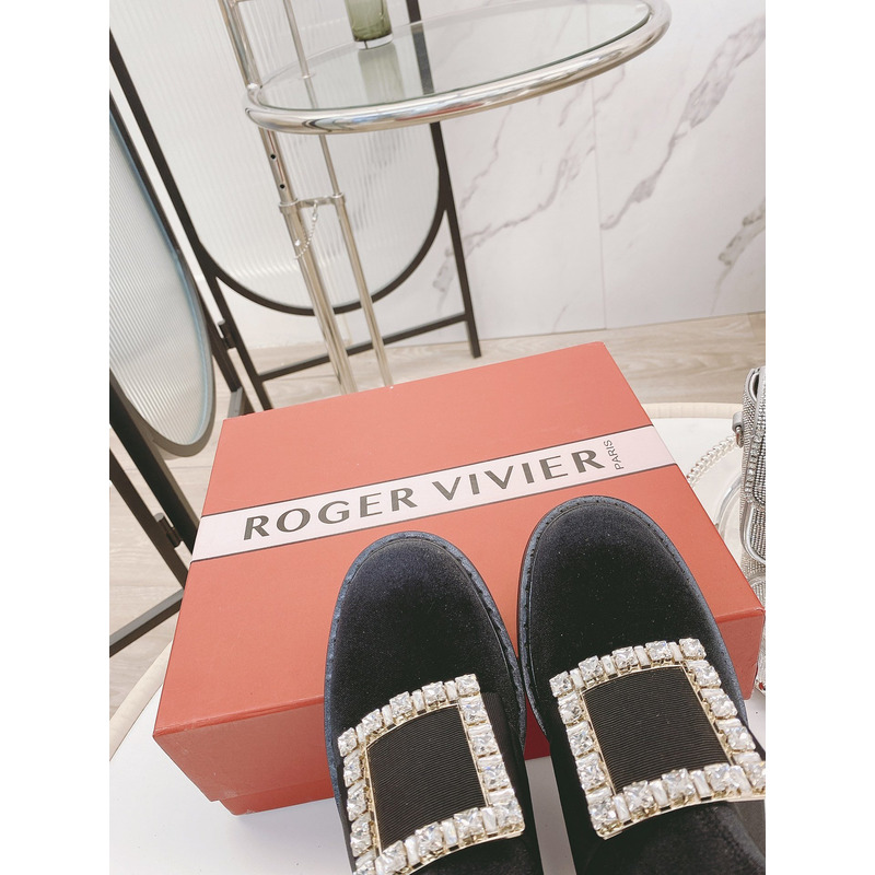 roger u1u1er viv ranger crystal-embellished patent-leather chelsea boots black