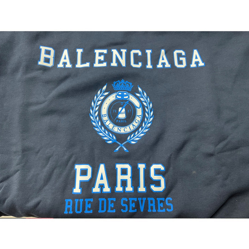 Ba*len*cia*ga cotton sweatshirt grey