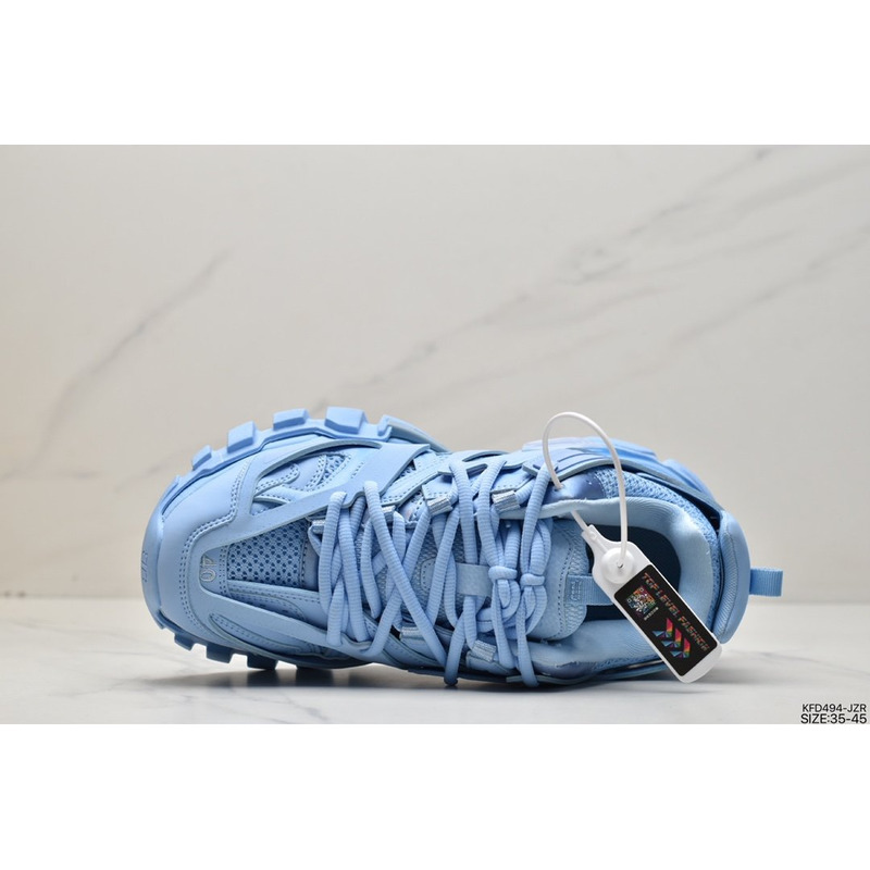 Ba*len*cia*ga triple s clear sole light blue