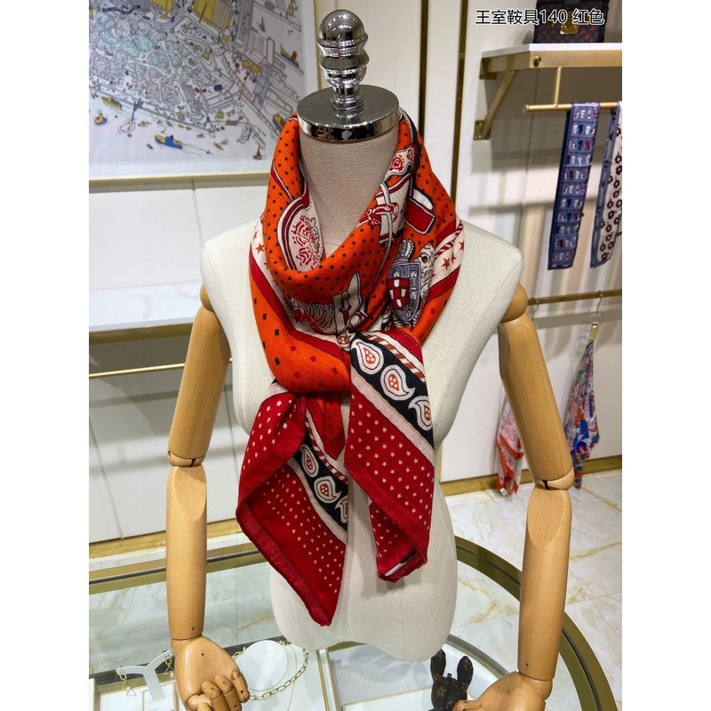 H**mes silk scarf in multicolor