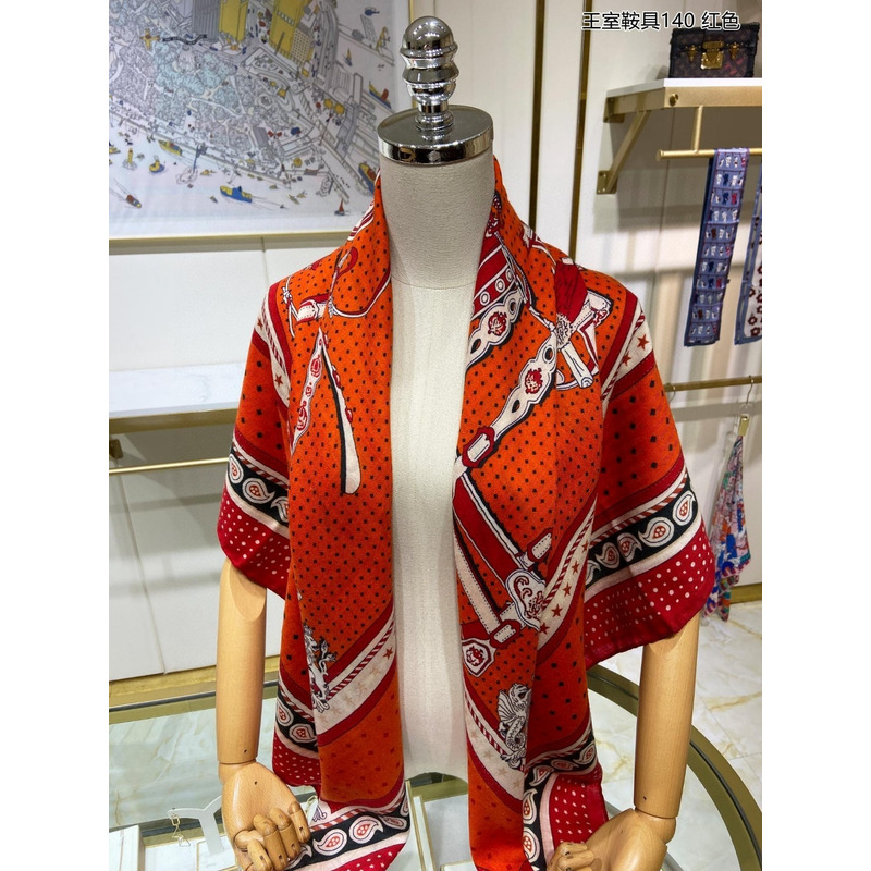 H**mes silk scarf in multicolor