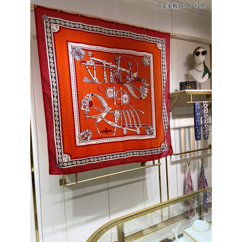 H**mes silk scarf in multicolor