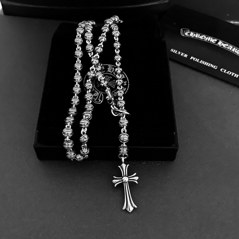 Ch*0me heart cross necklace