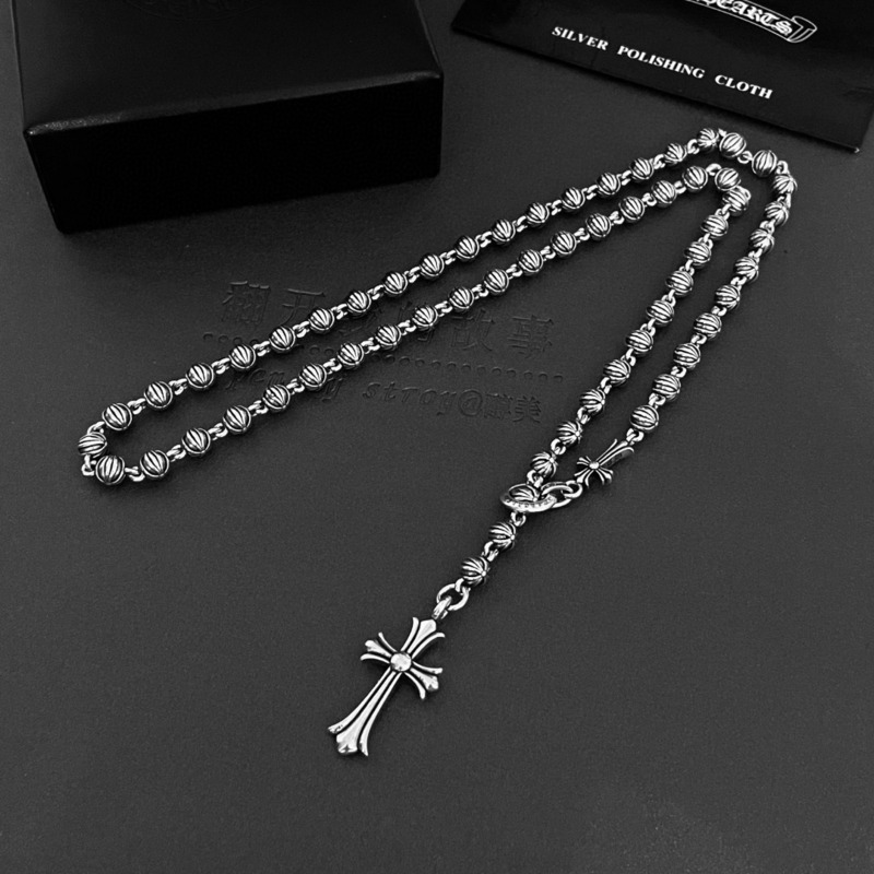 Ch*0me heart cross necklace