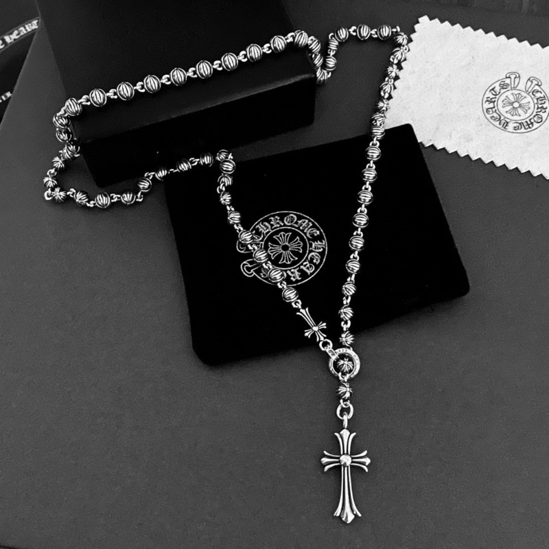 Ch*0me heart cross necklace