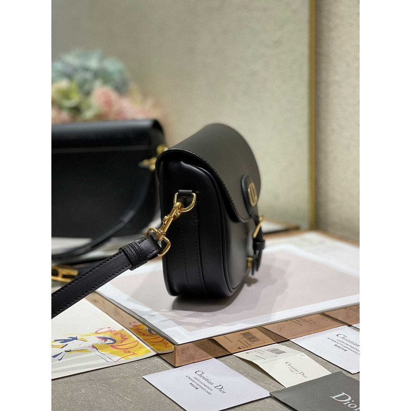 D*or bobby bag medium box calfskin black