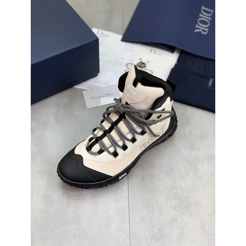 D*or D*orizon hiking ankle boot white technical mesh and rubber