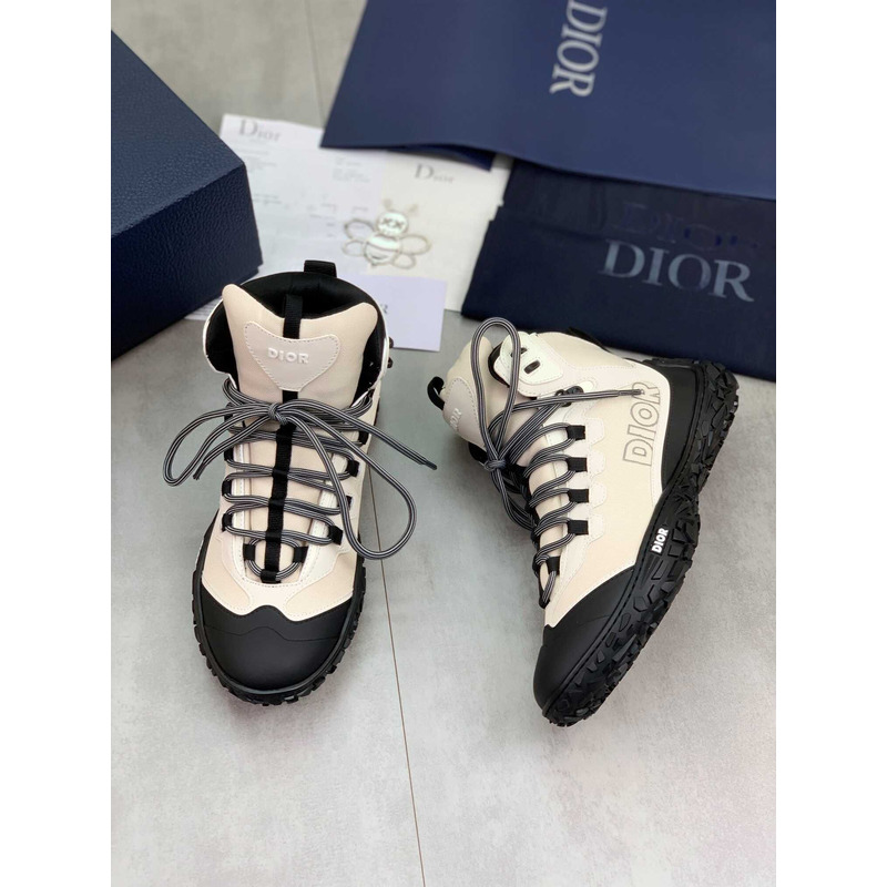 D*or D*orizon hiking ankle boot white technical mesh and rubber