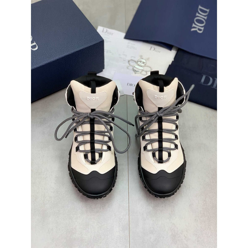 D*or D*orizon hiking ankle boot white technical mesh and rubber