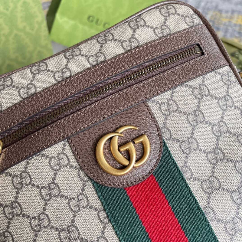 G*u*i sacoche toile motif gg bag