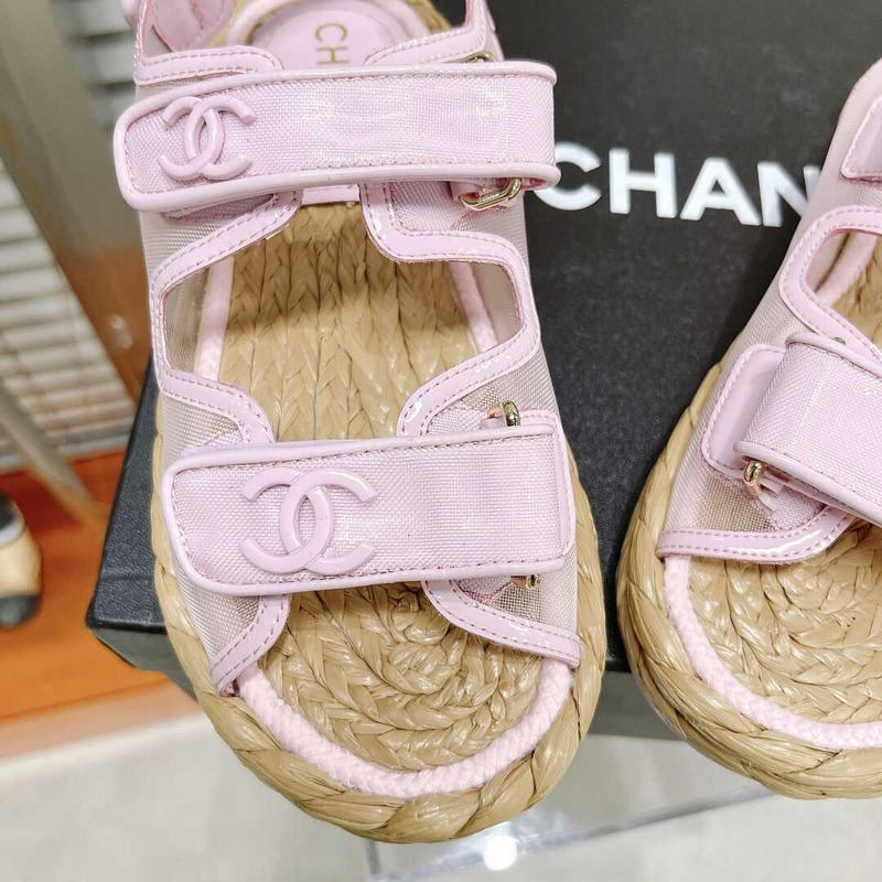 Ch*el summer flat sandal pink