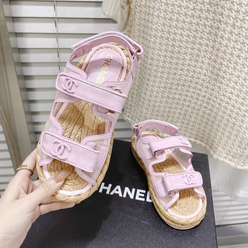 Ch*el summer flat sandal pink