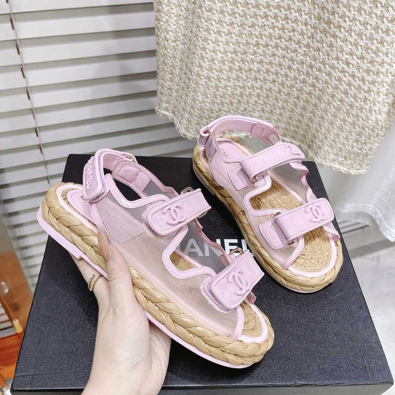 Ch*el summer flat sandal pink