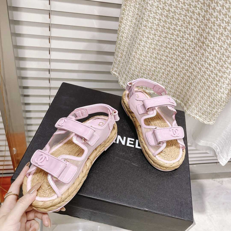 Ch*el summer flat sandal pink