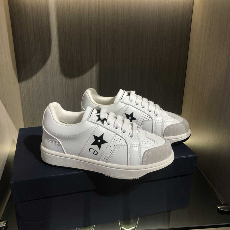 D*or kids cuir velours nudesar sneakers