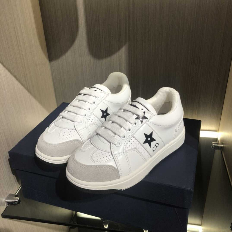 D*or kids cuir velours nudesar sneakers