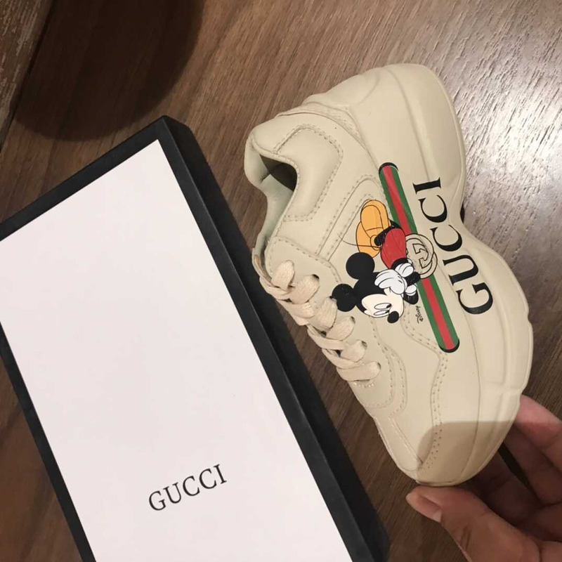 G*u*i logo x disney kids sneakers