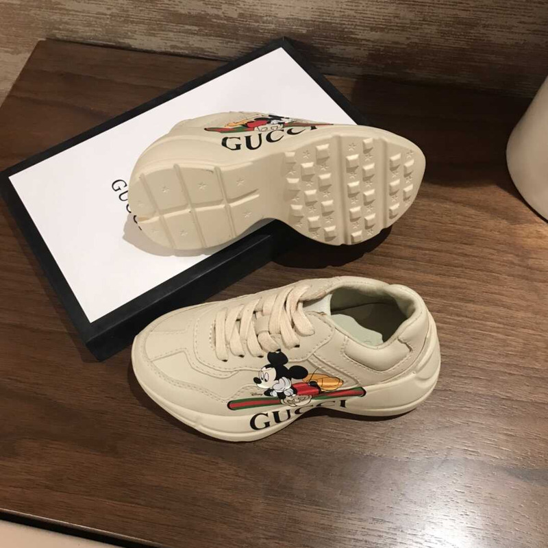 G*u*i logo x disney kids sneakers