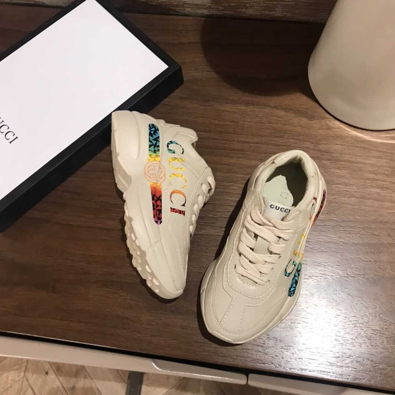 G*u*i rhyton G*u*i logo kids sneakers