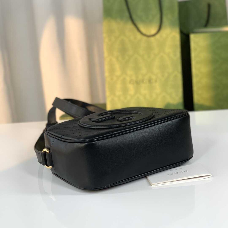 G*u*i blondie small shoulder bag black