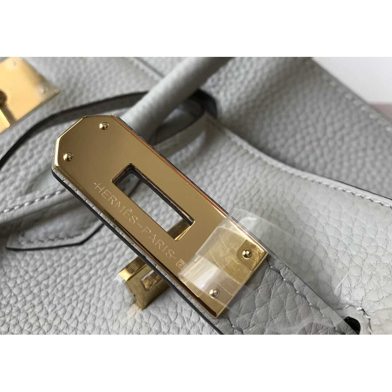 H**mes birkin togo 35 gris tourterelle gray