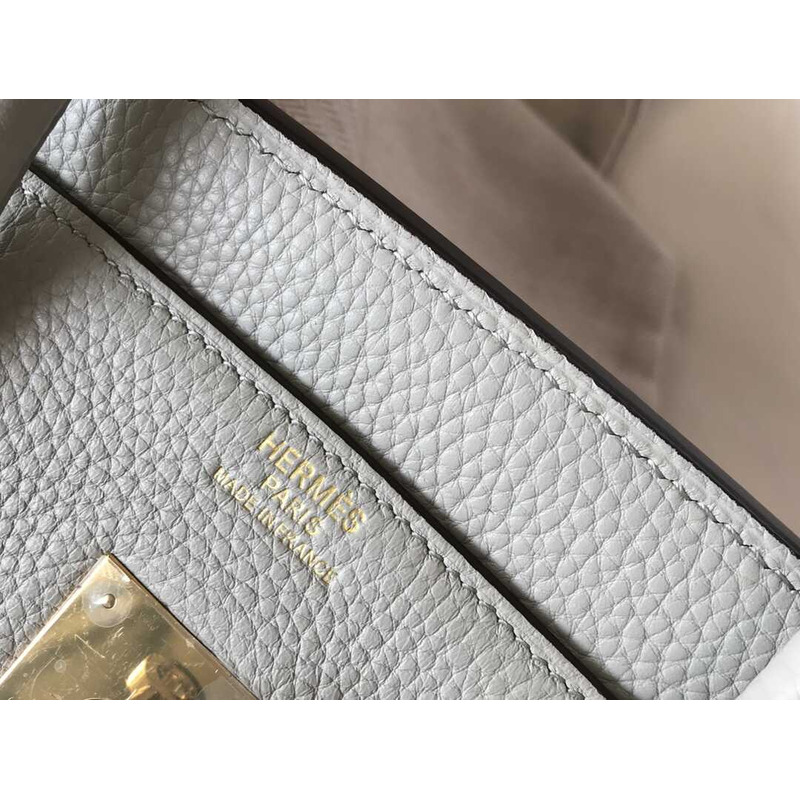 H**mes birkin togo 35 gris tourterelle gray