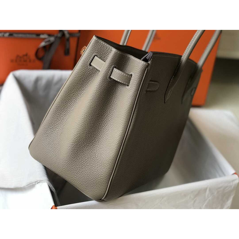 H**mes birkin togo 35 gris tourterelle beige