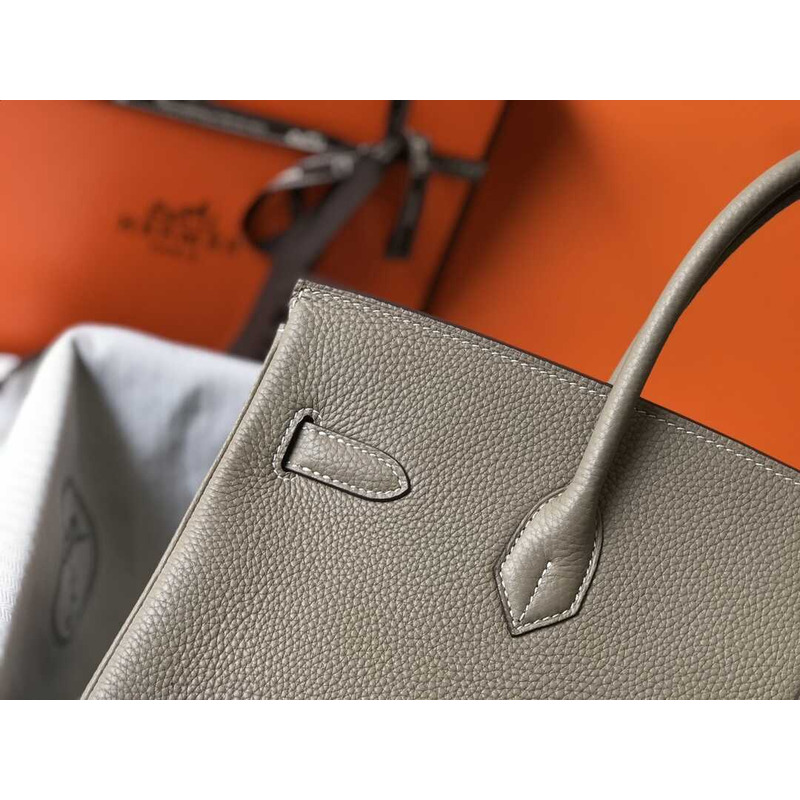 H**mes birkin togo 35 gris tourterelle beige