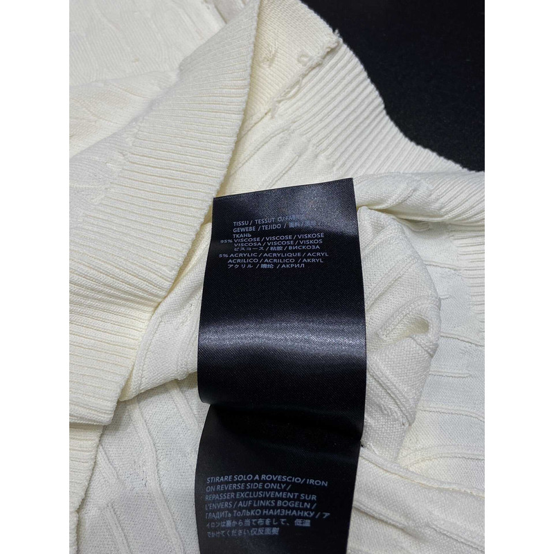 Saint Laurent White Wemen Crop Shirt